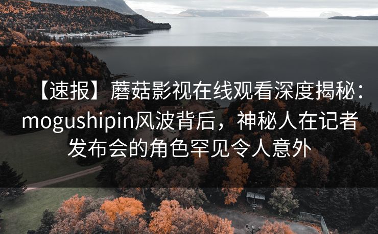【速报】蘑菇影视在线观看深度揭秘：mogushipin风波背后，神秘人在记者发布会的角色罕见令人意外